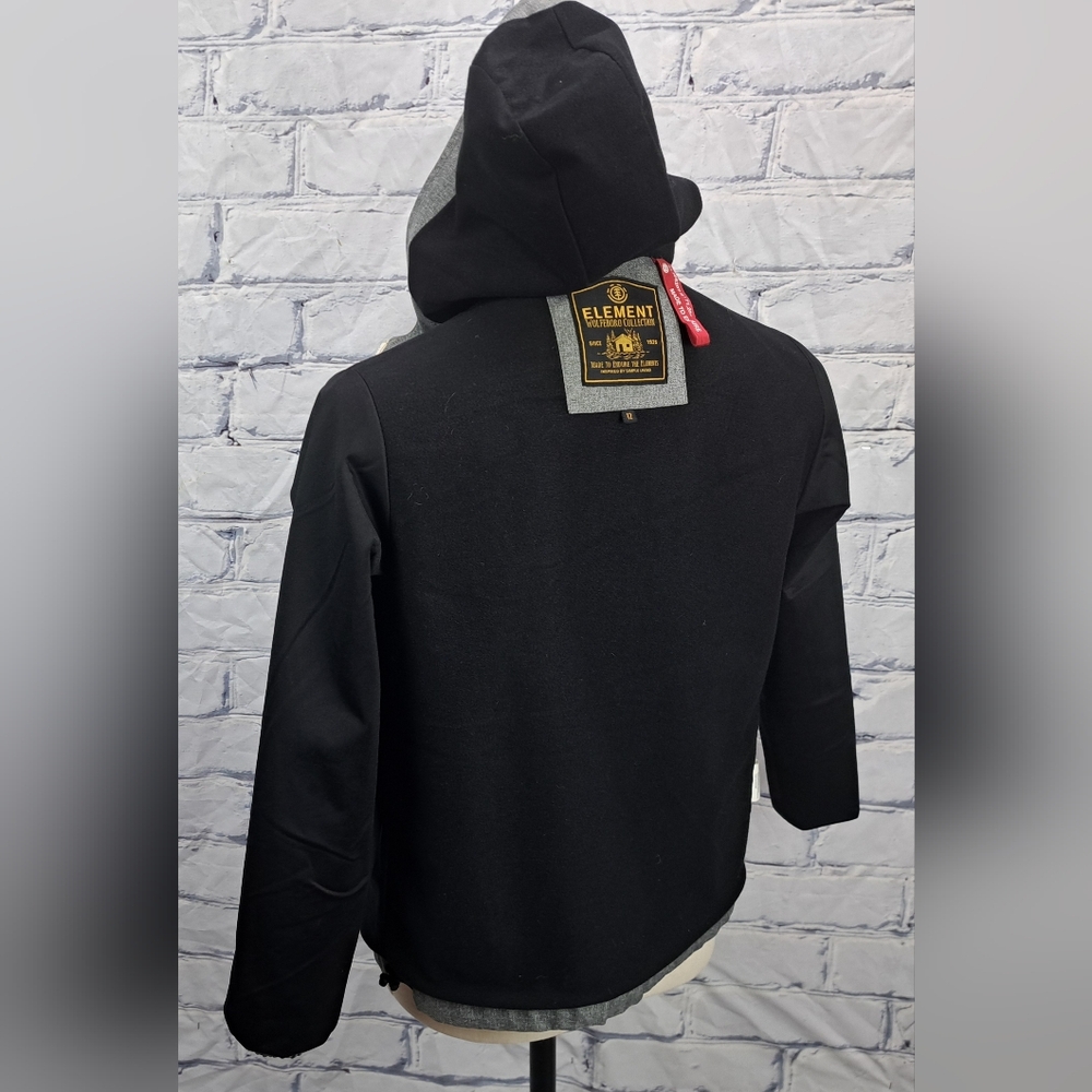Element Boys Kids Jacket Full Zip Wolfeboro Insulated Hoodie Hood Size 12Y - Picture 4 of 15